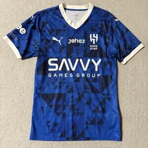 Al Hilal 2023/24 Home Jersey Size L Puma SAVVY Jahez Saudi Club Shirt Men’s